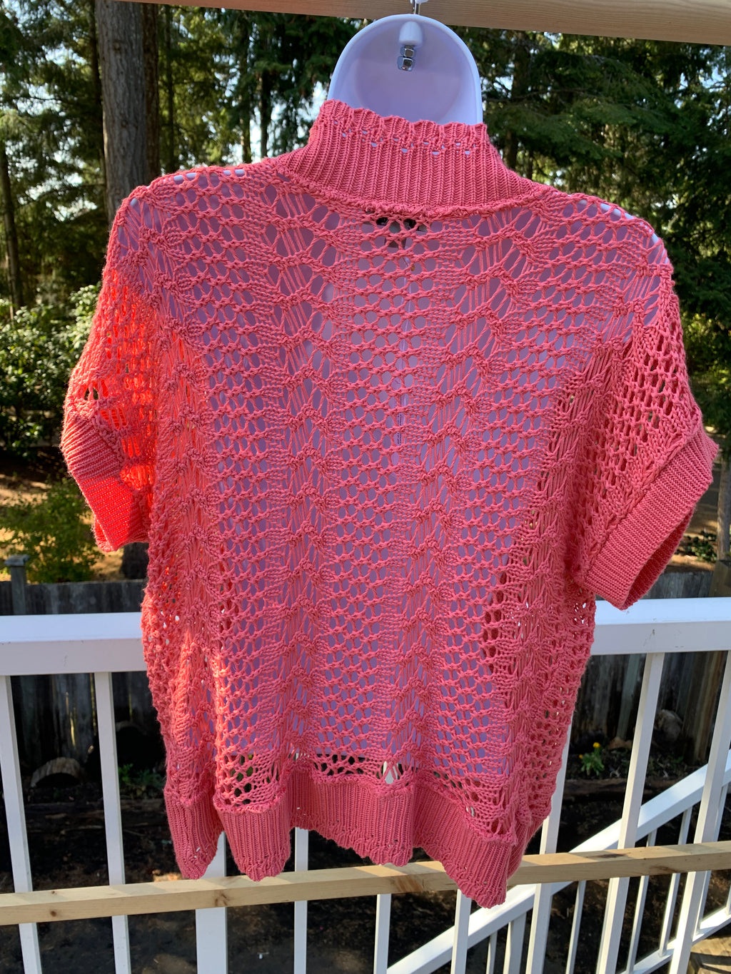 Crochet Short Cardigan by Joseph A