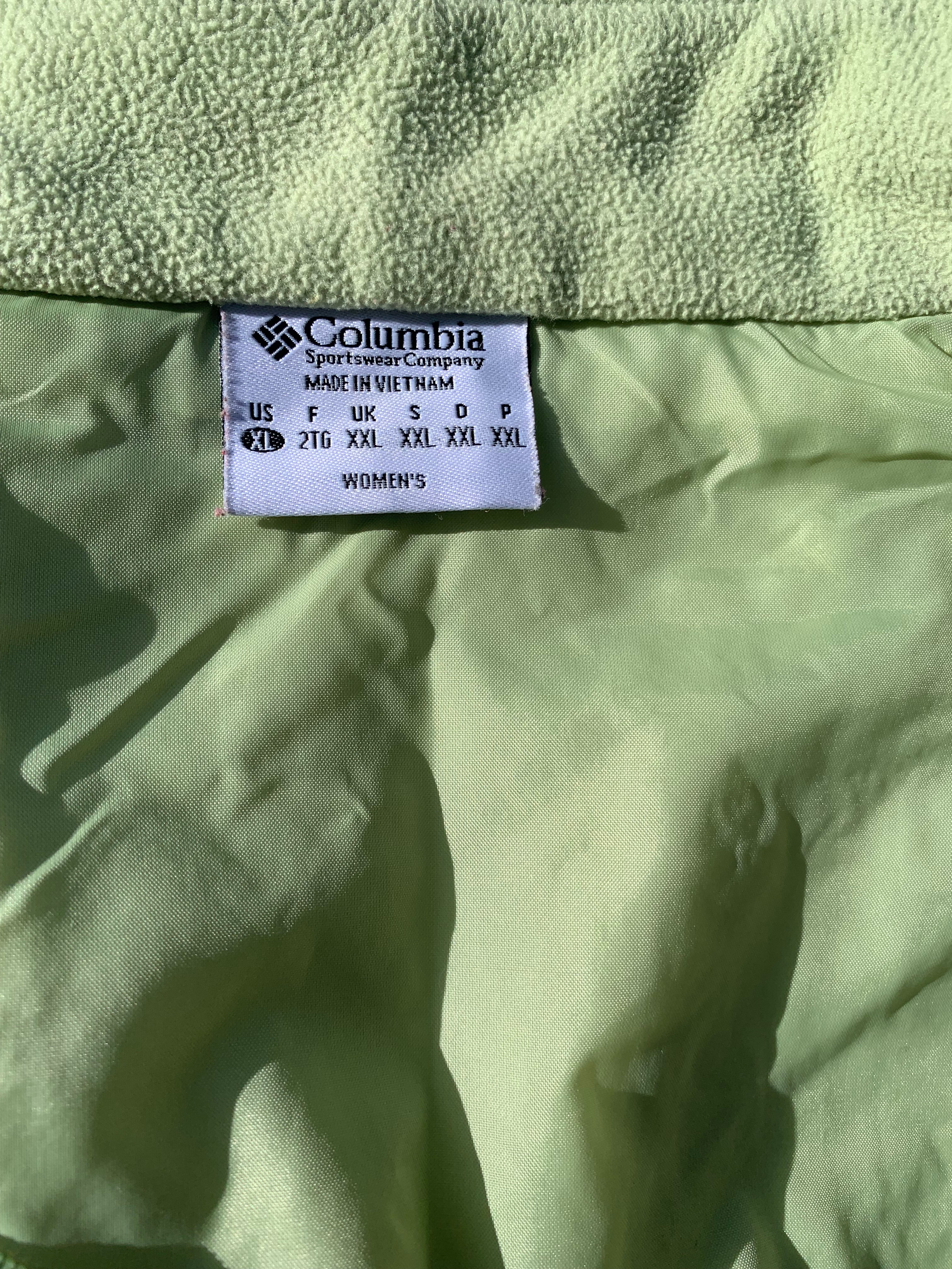 Size XL Columbia Zip Up Fleece Quilted Vest