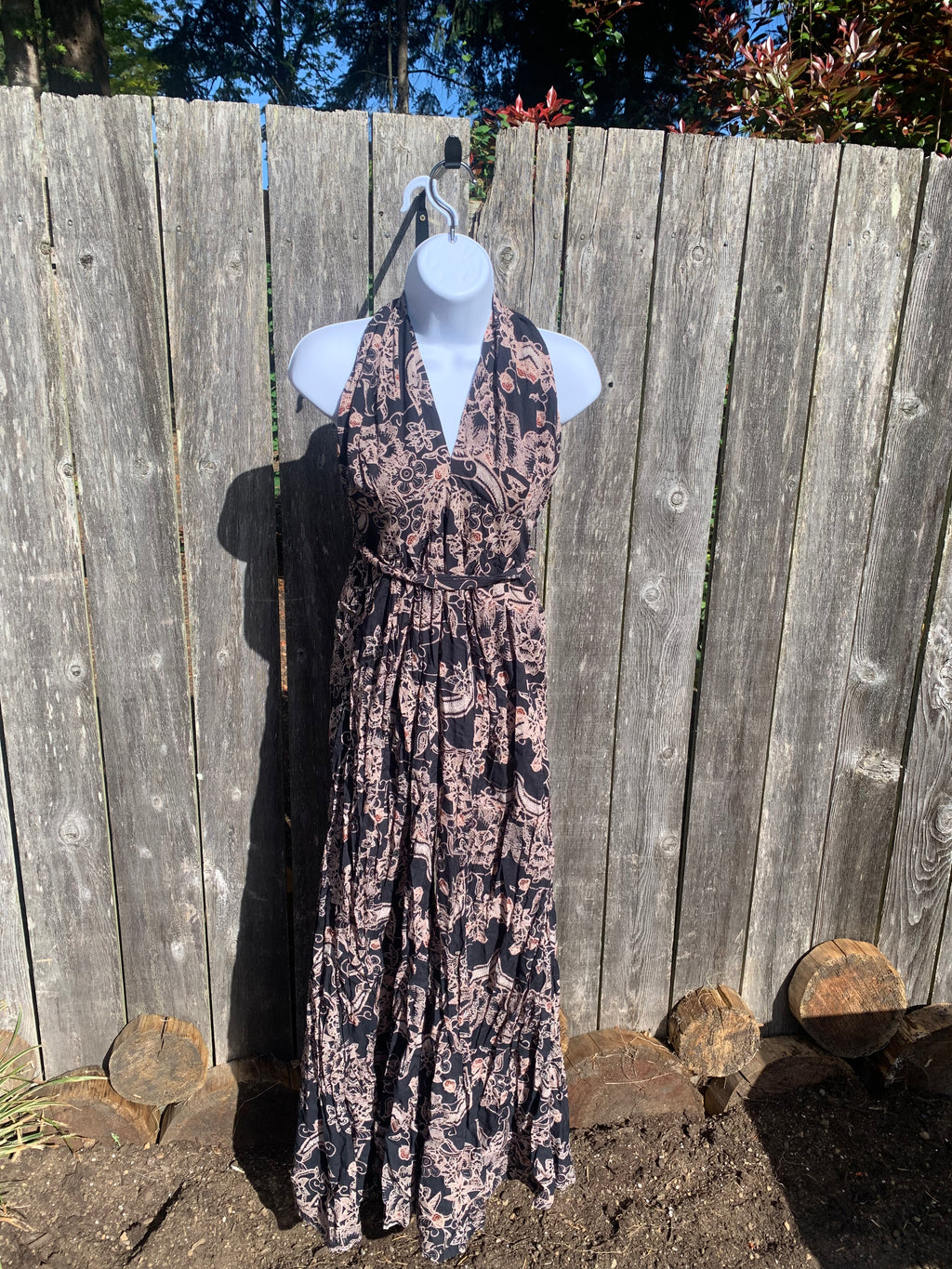 Size S Free People Sleeveless One Piece Jumper with Flared Legs