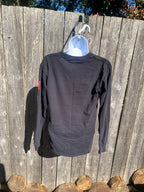 Size S Steven Rhodes Parody Horror Long Sleeve T-Shirt