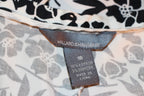 Size 16 Hillard & Hanson black & white floral skirt