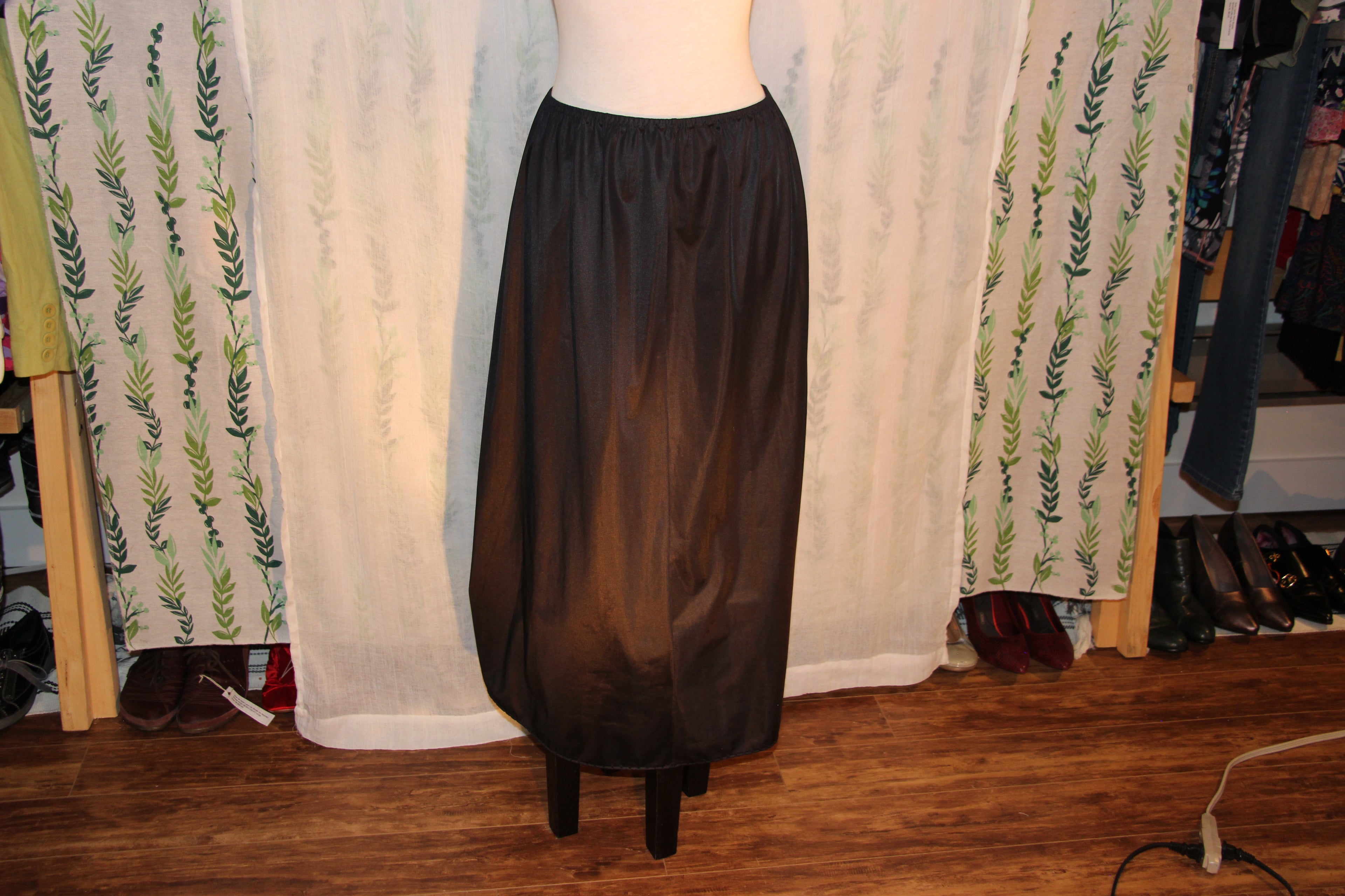 XL French Maid long black slip