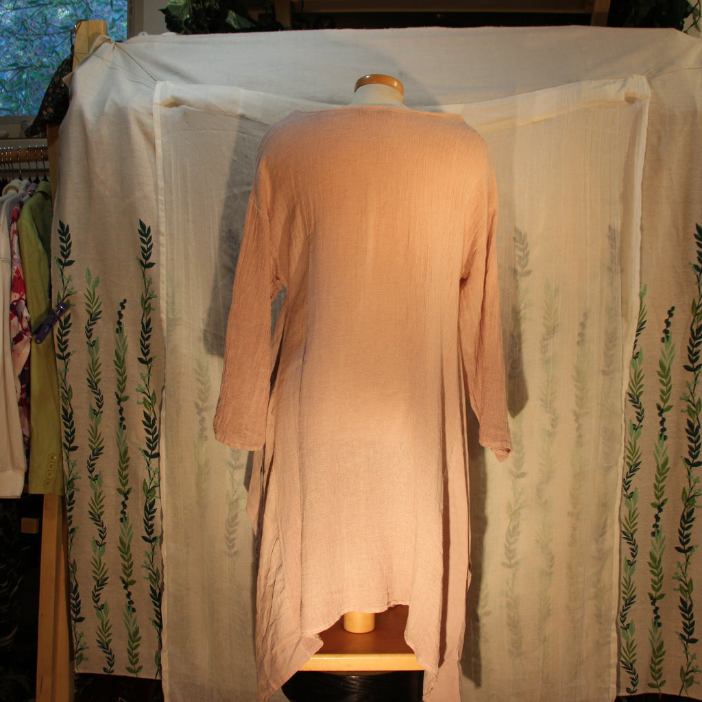 Size Large Pink Lagenlook Dress by M