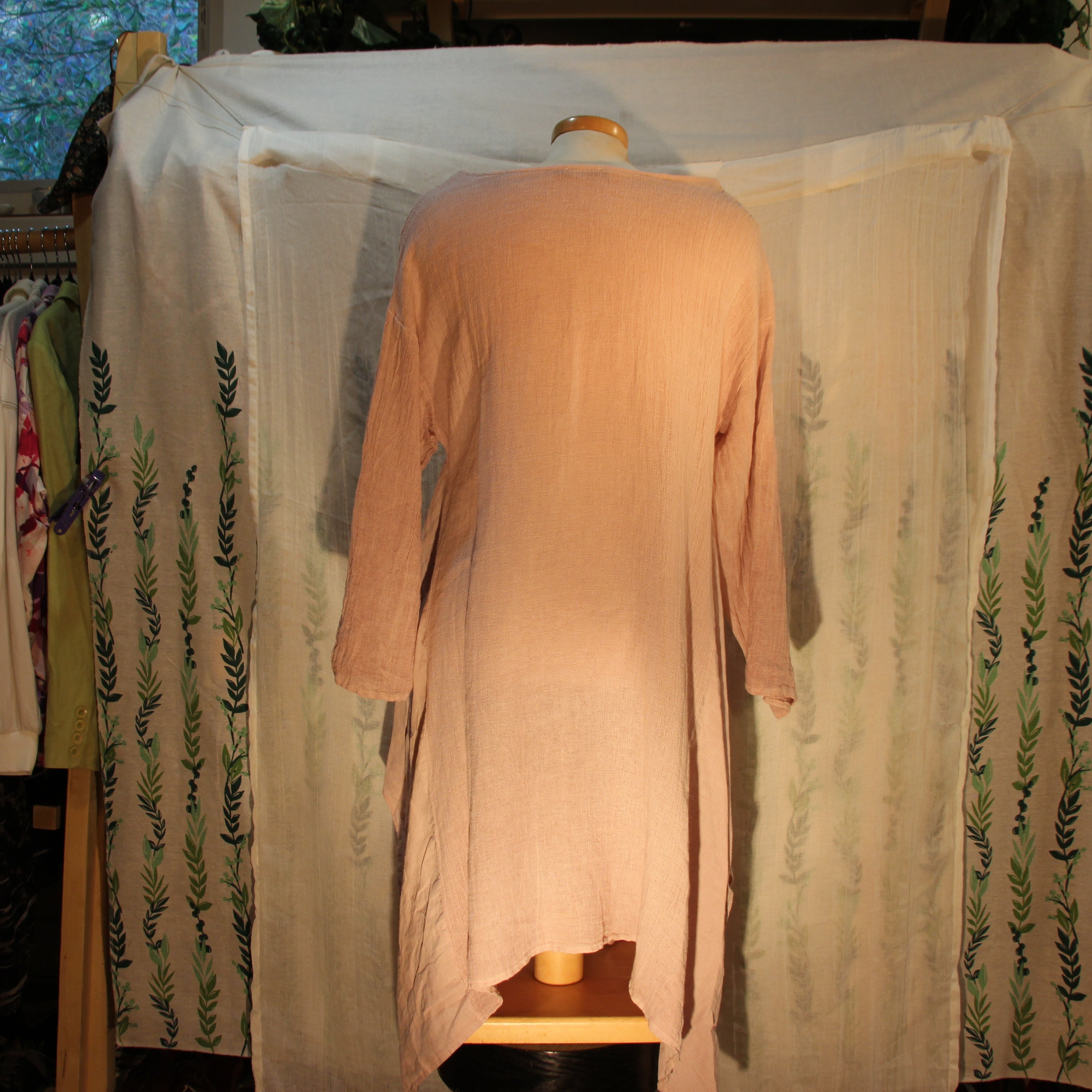 Size Large Pink Lagenlook Dress by M