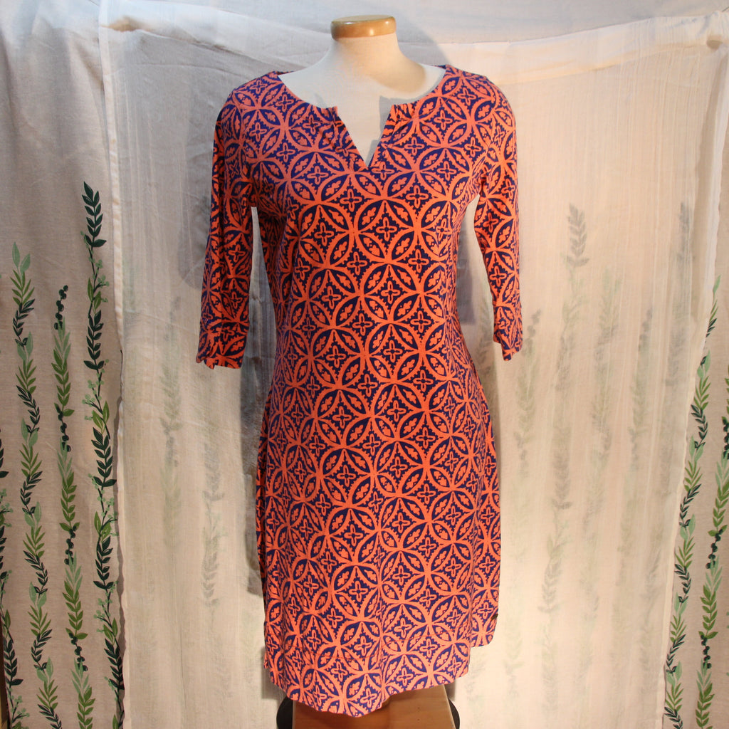  Size Large vibrant patterned tunic dress by Hatley