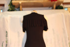 Size Large black sleeveless dress by Rebel Sugar with ruffle