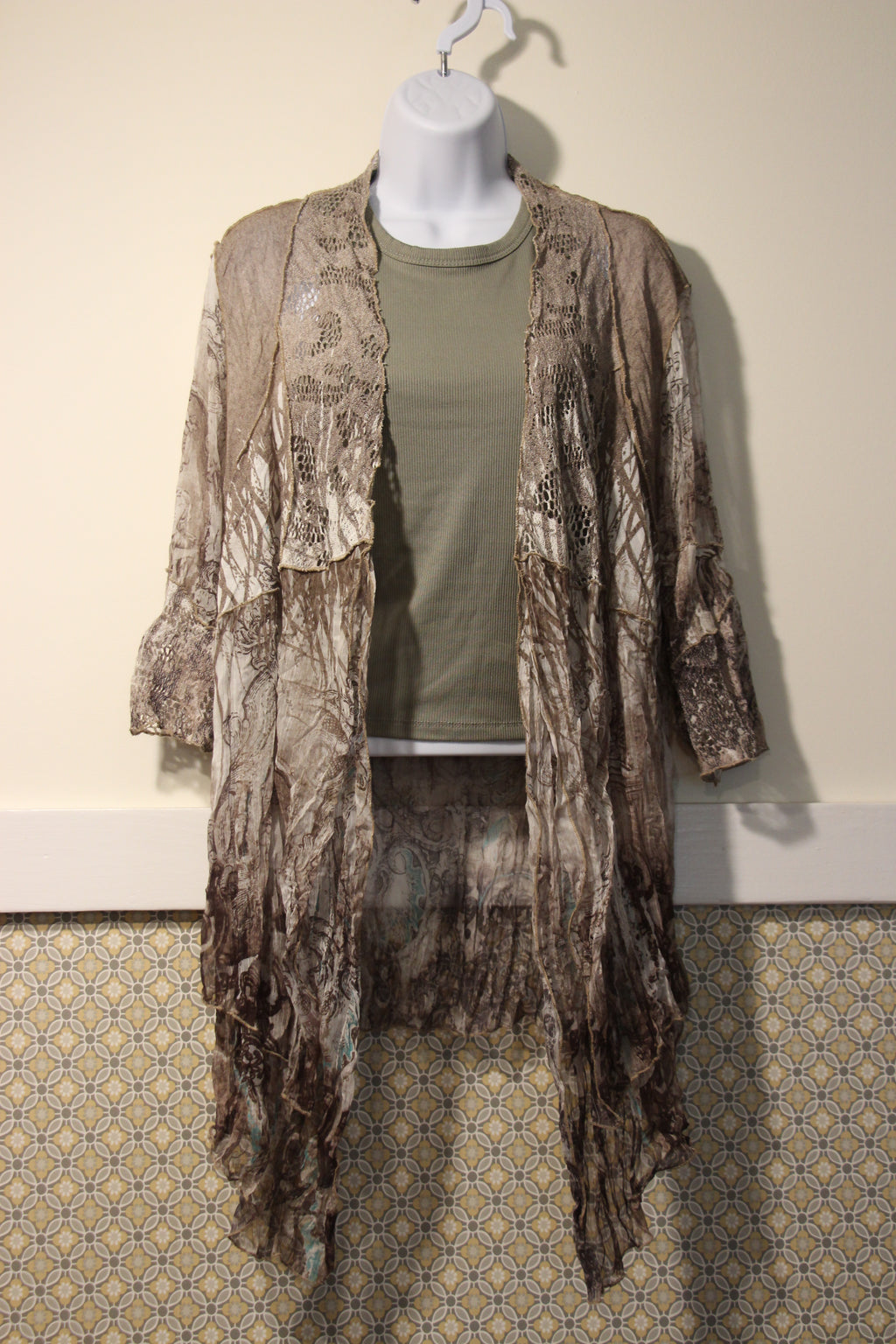 XL Light open cardigan- Vintage by Jack & Jinger