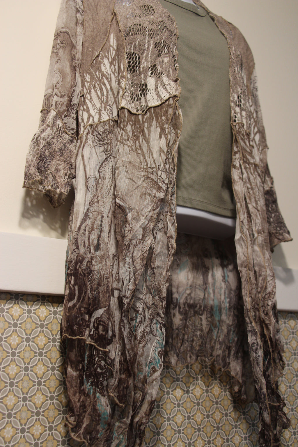 XL Light open cardigan- Vintage by Jack & Jinger