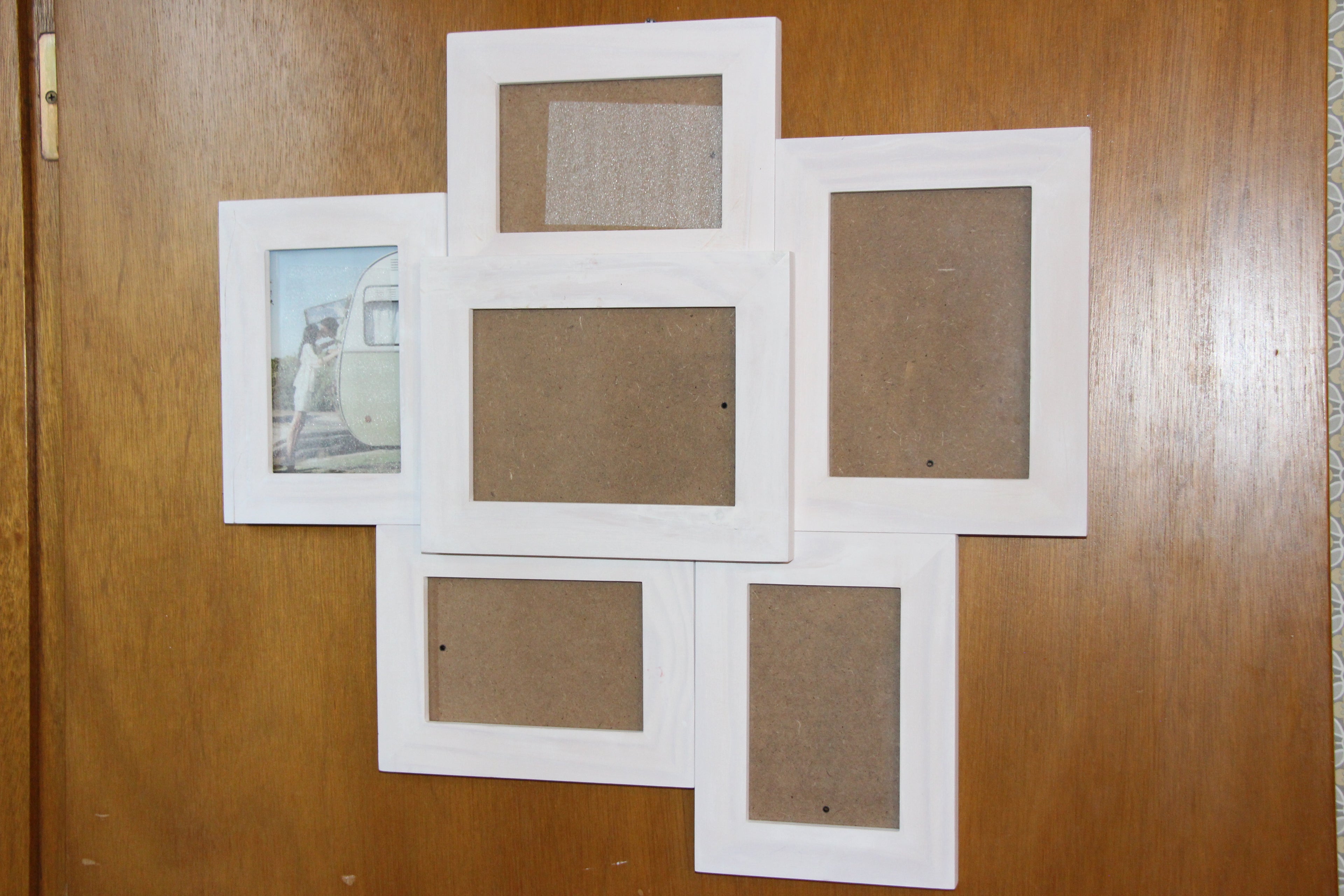 White multi frame wall picture frame