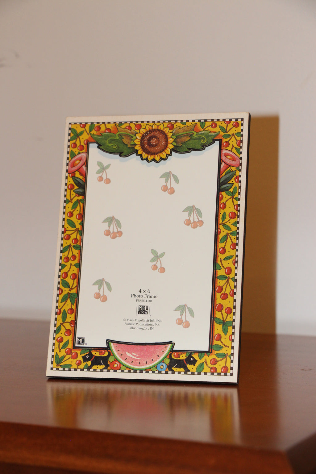 4x6 garden print photo frame