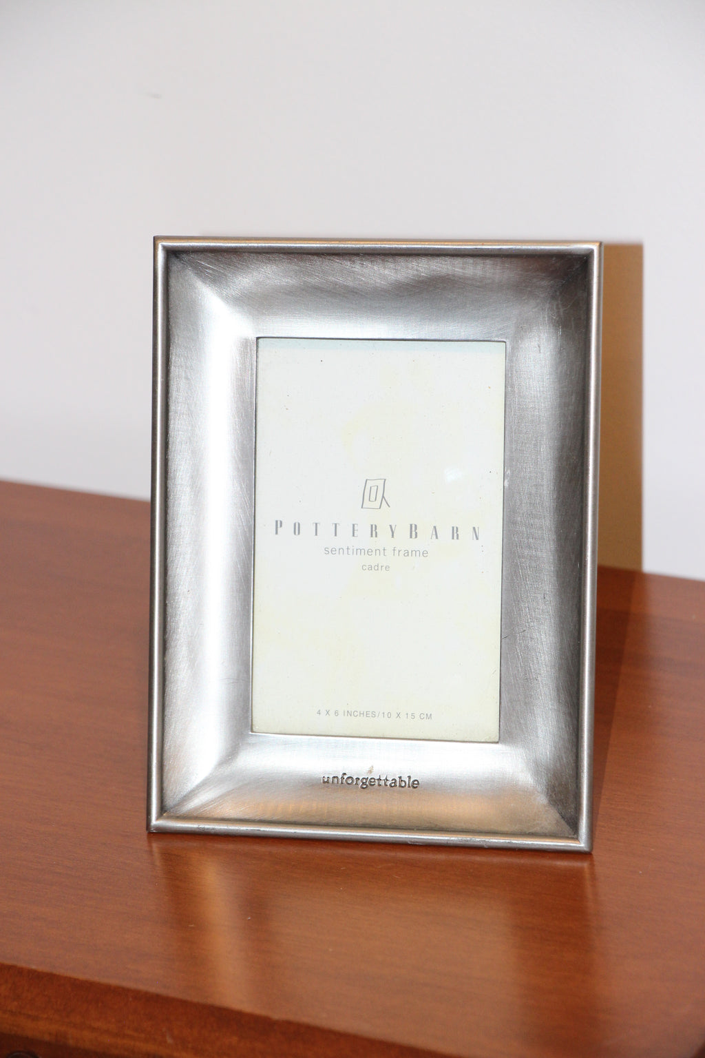 4x6 "Unforgettable" PottyBarn photo frame