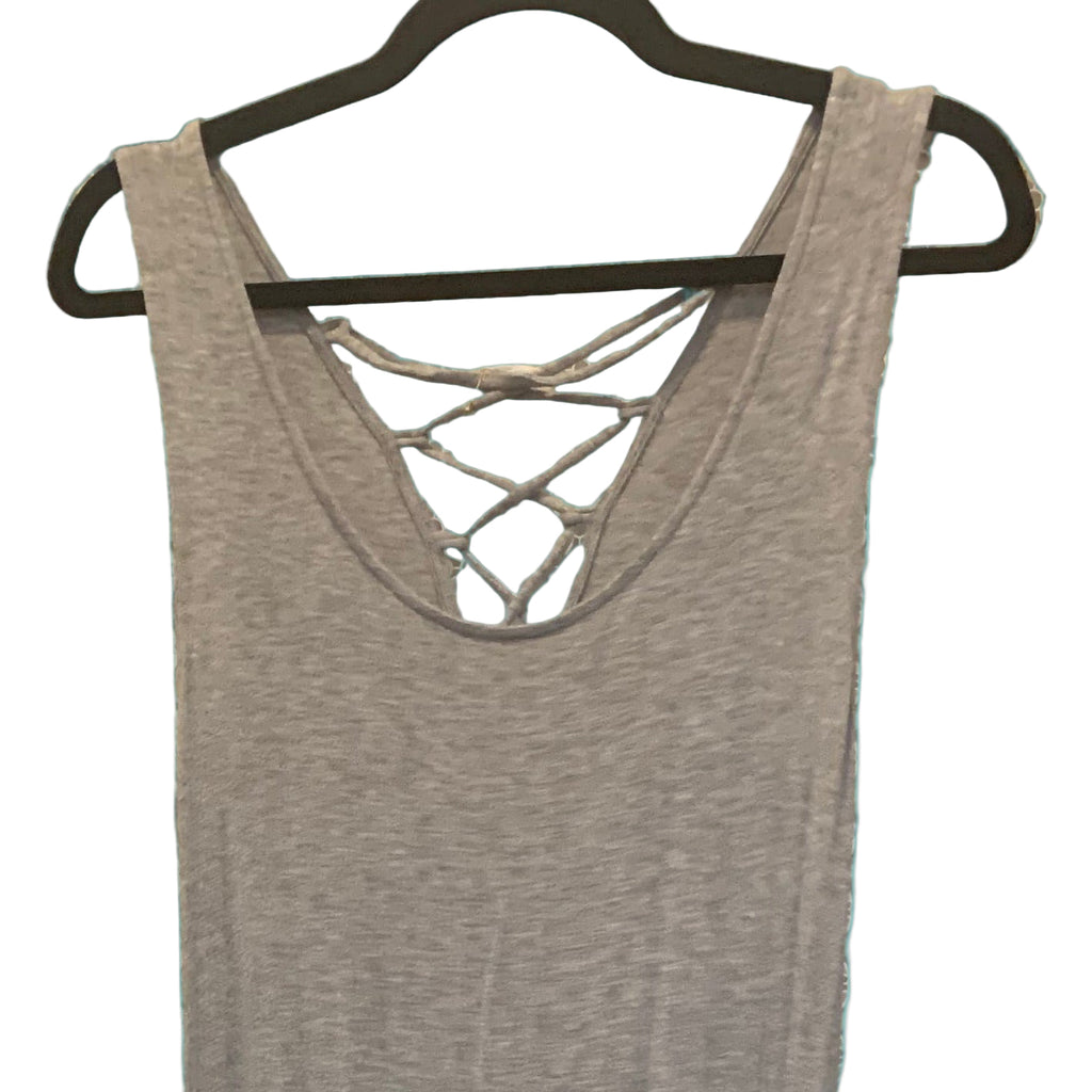 KISMET Fitted Gray Maxi Dress - Consigned with VARDO Vintage & Valuables vvvardo.ca