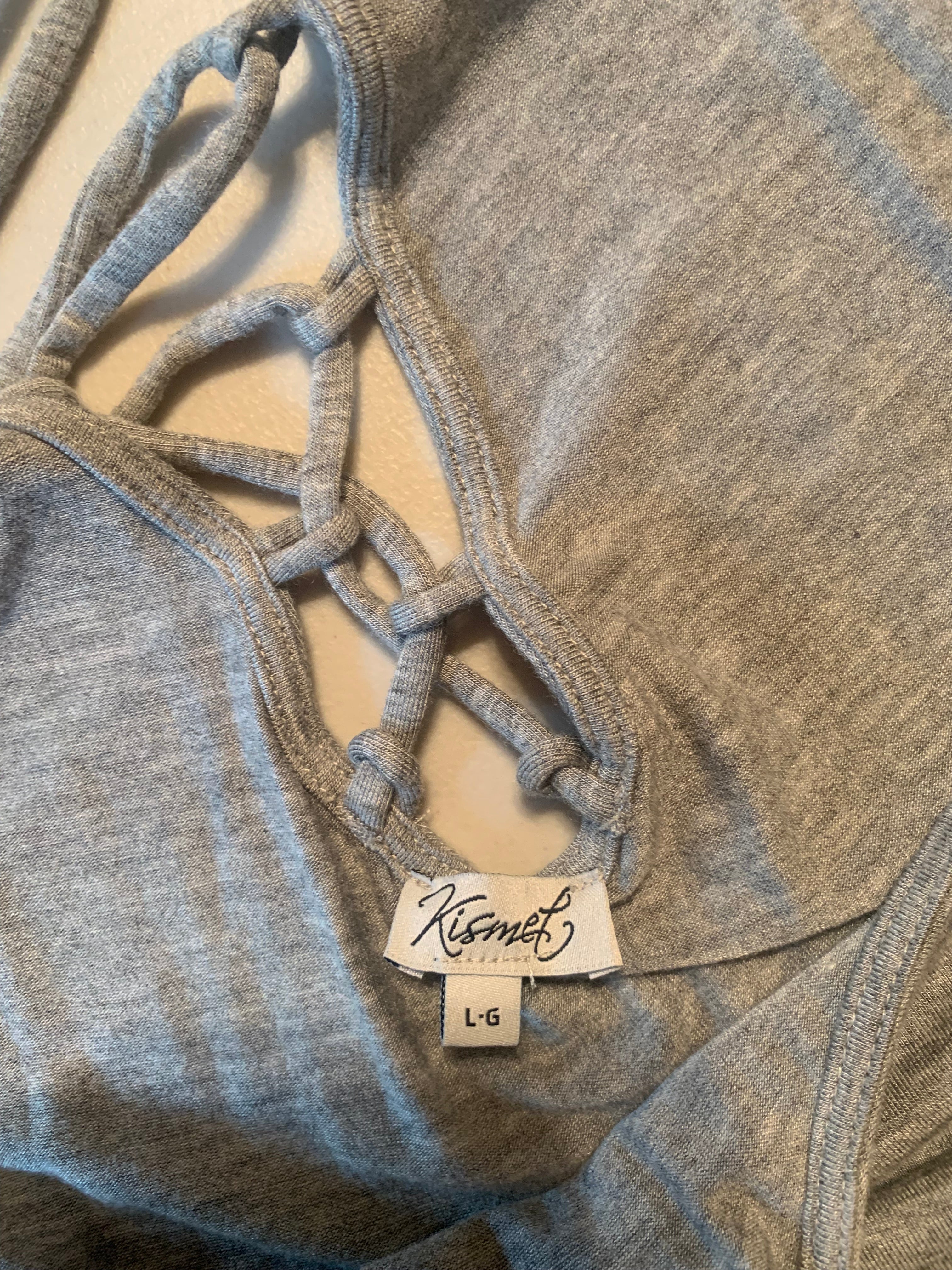 KISMET Fitted Gray Maxi Dress - Consigned with VARDO Vintage & Valuables vvvardo.ca