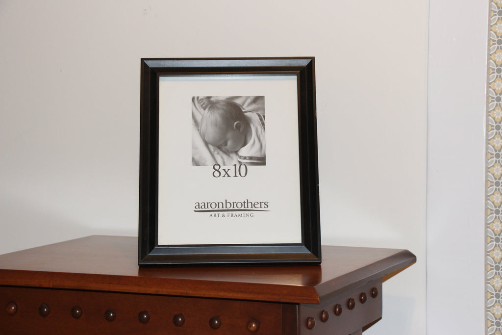 8x10 black wood photo frame