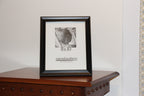 8x10 black wood photo frame