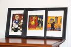 3 Will Rafuse prints in black wood frames