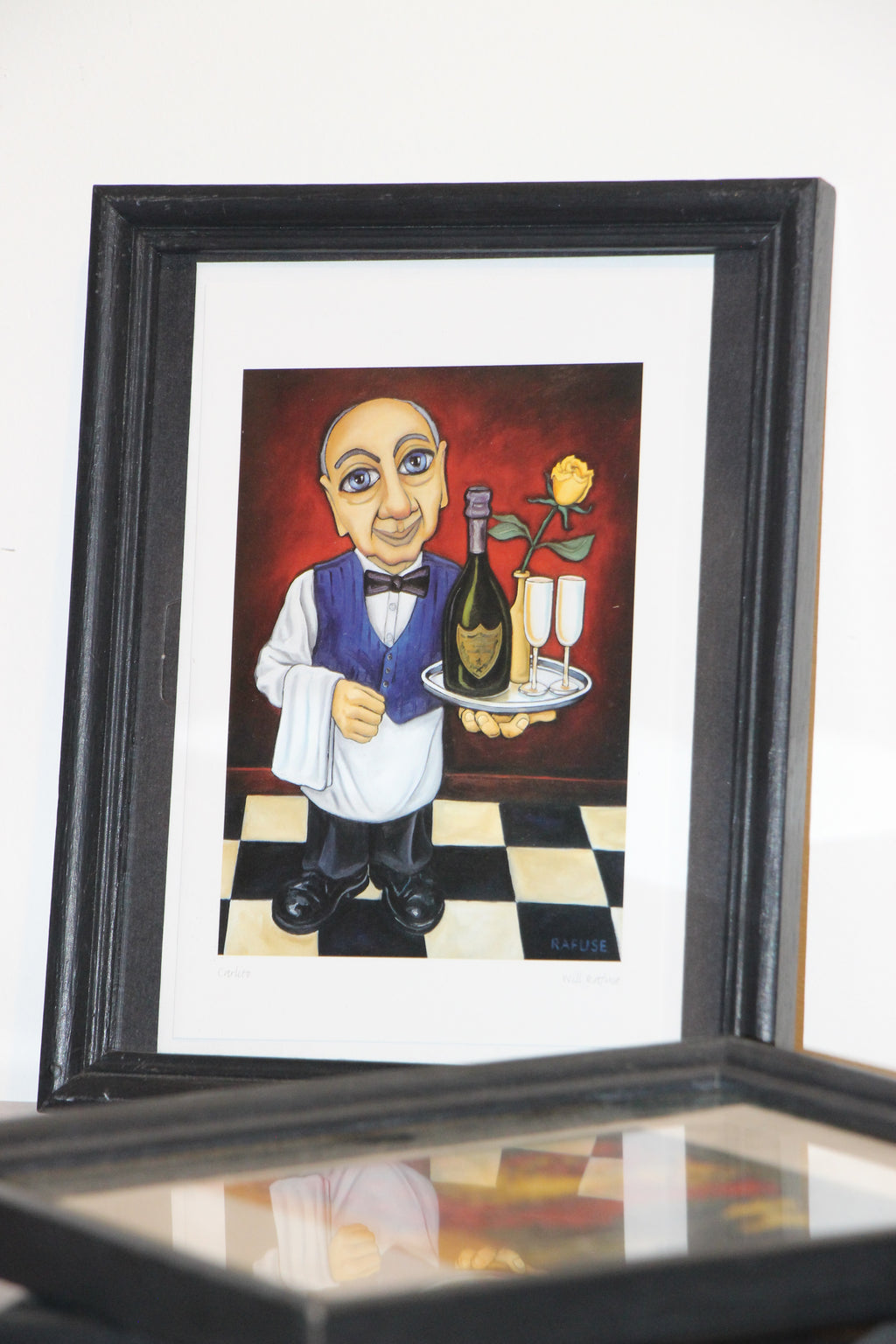 3 Will Rafuse prints in black wood frames