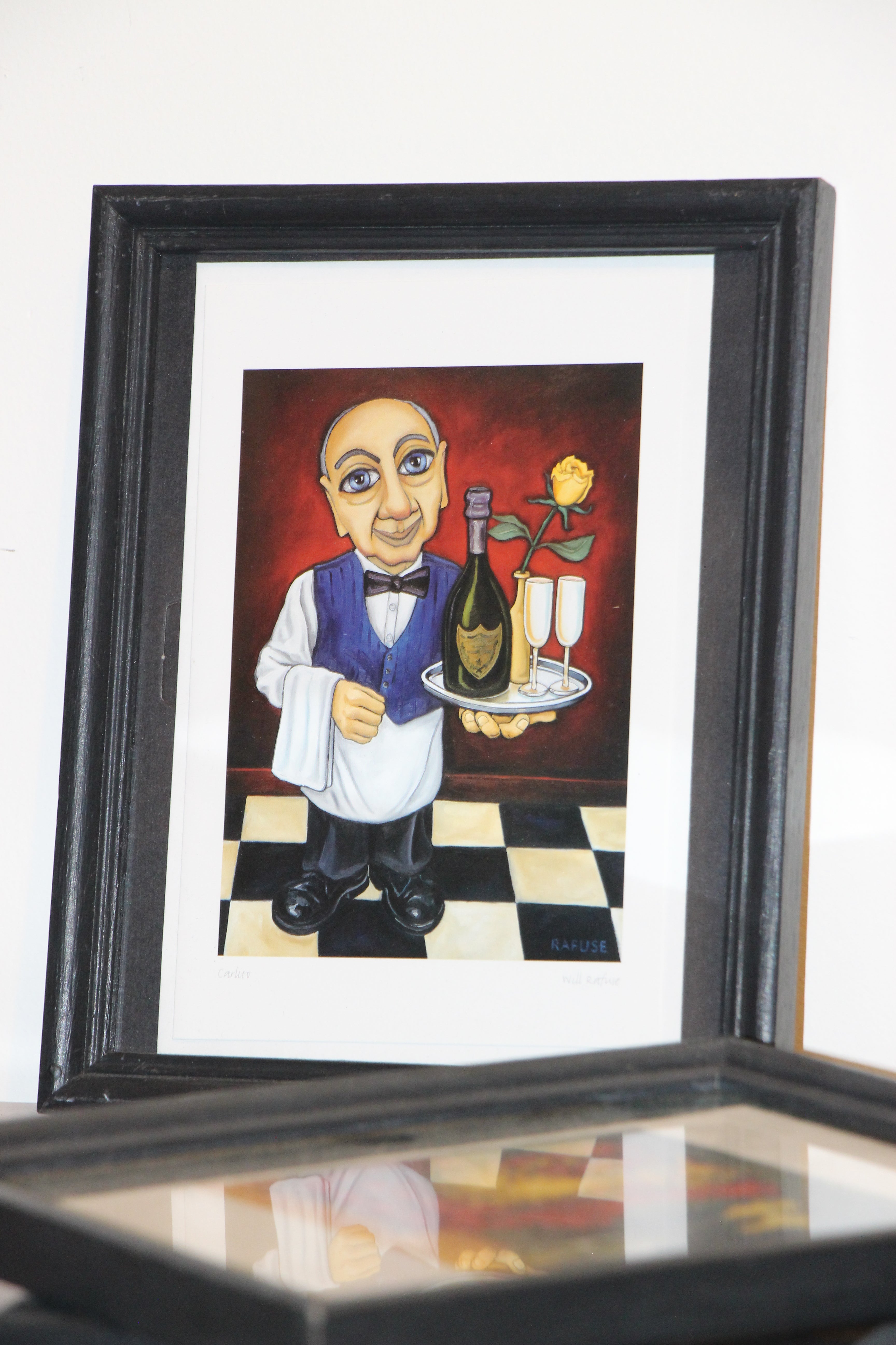 3 Will Rafuse prints in black wood frames