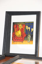 3 Will Rafuse prints in black wood frames