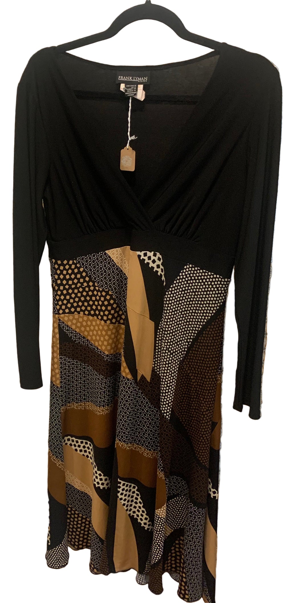 FRANK LYMAN DESIGN dress Made in Canada- Consigned with VARDO Vintage & Valuables vvvardo.ca