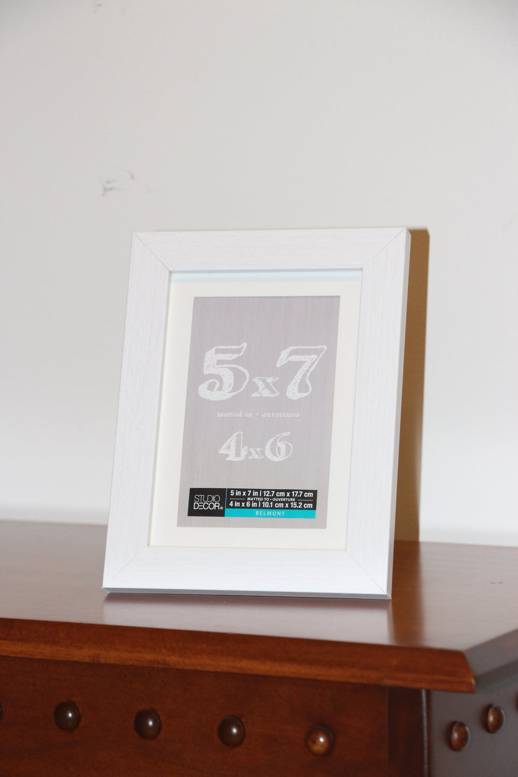 5x7 white photo frame