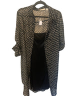 KERSH Button Down Dress with Slip - Consigned with VARDO Vintage & Valuables vvvardo.ca