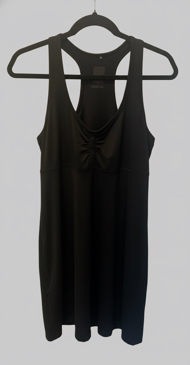 North Face Black Stretch Dress-racer back