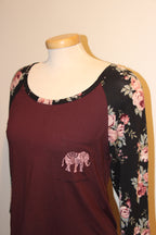 Size medium jersey style print top by Urban Heritage