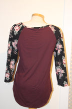 Size medium jersey style print top by Urban Heritage