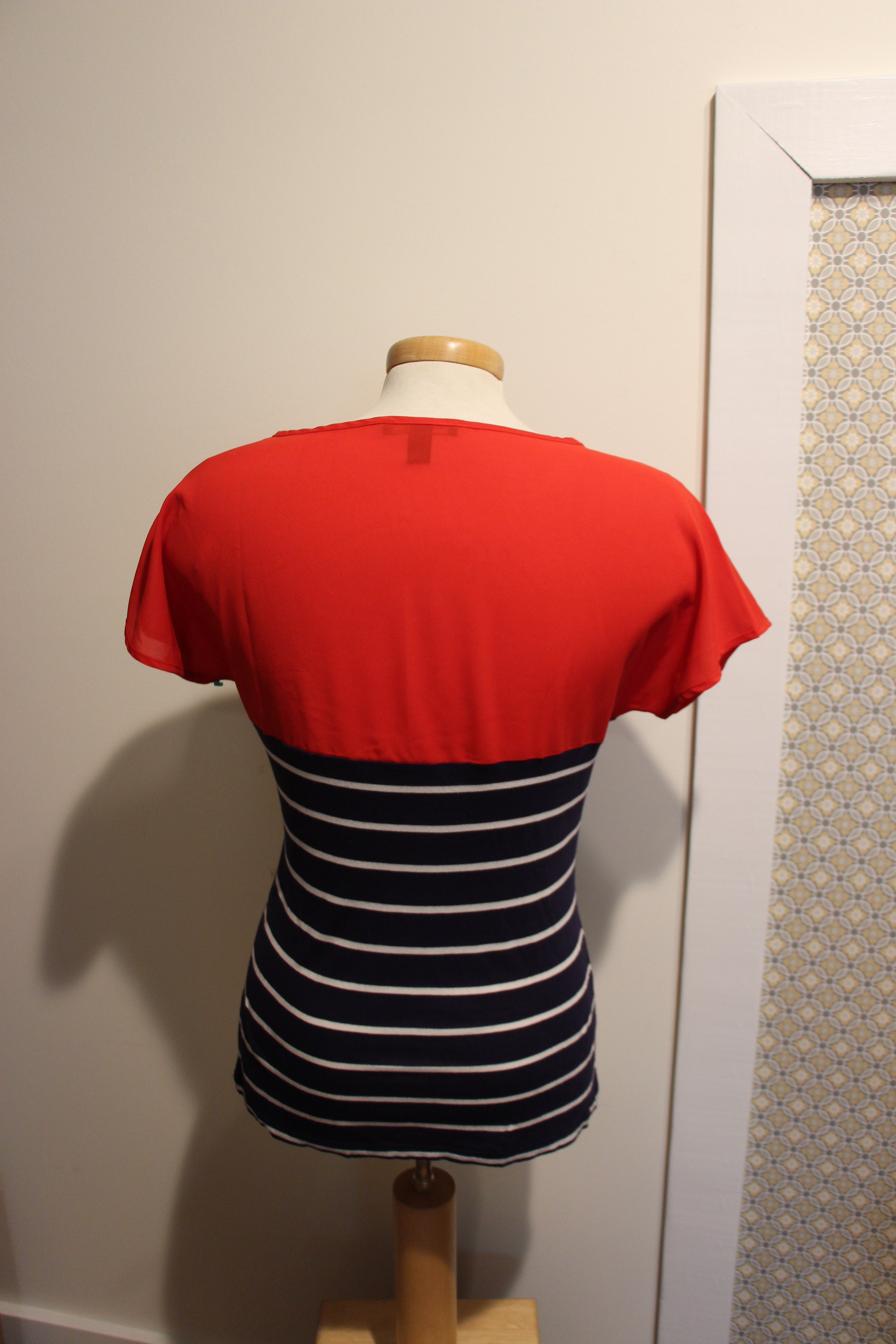 Size medium nautical inspired top by Mango Casual