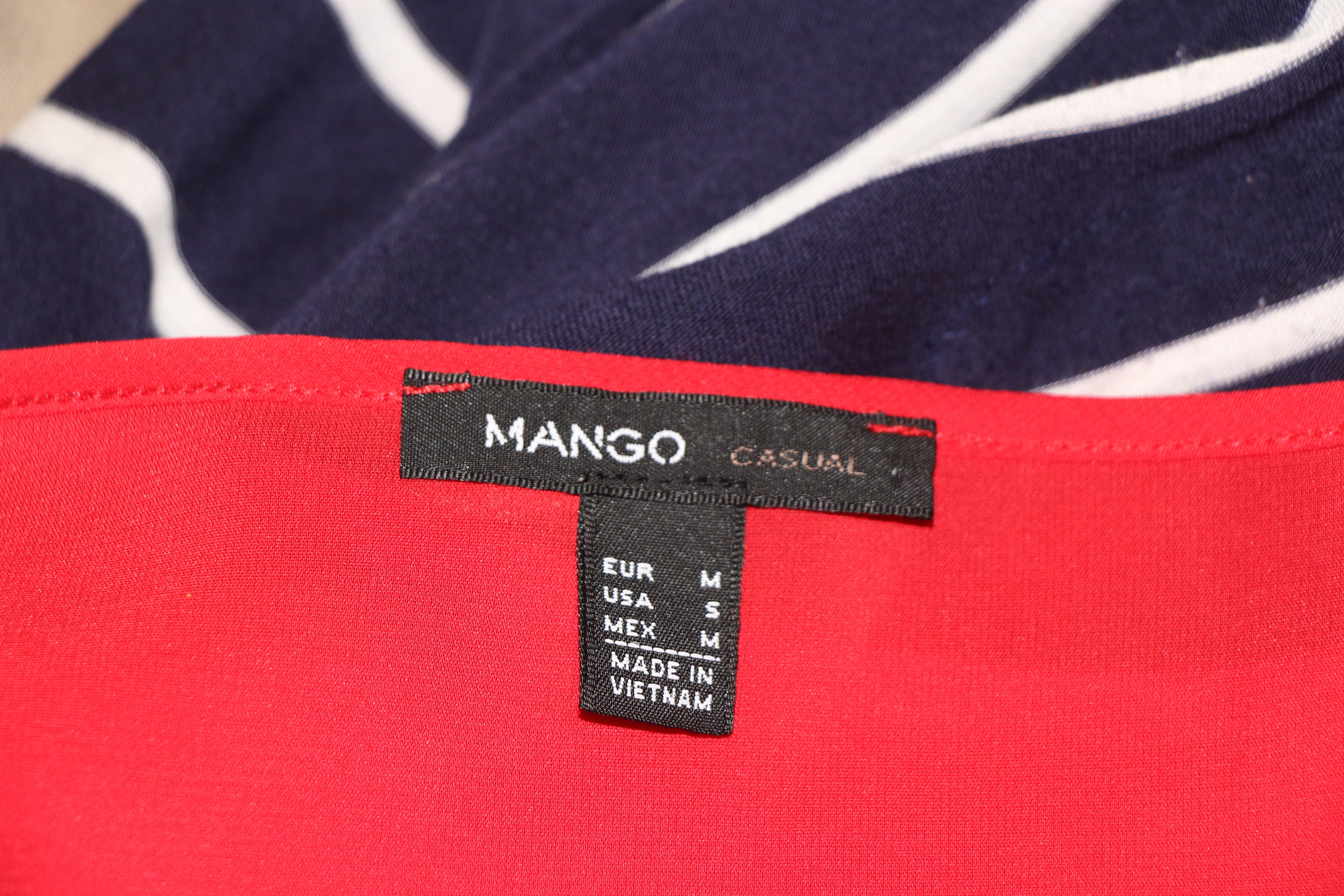 Size medium nautical inspired top by Mango Casual