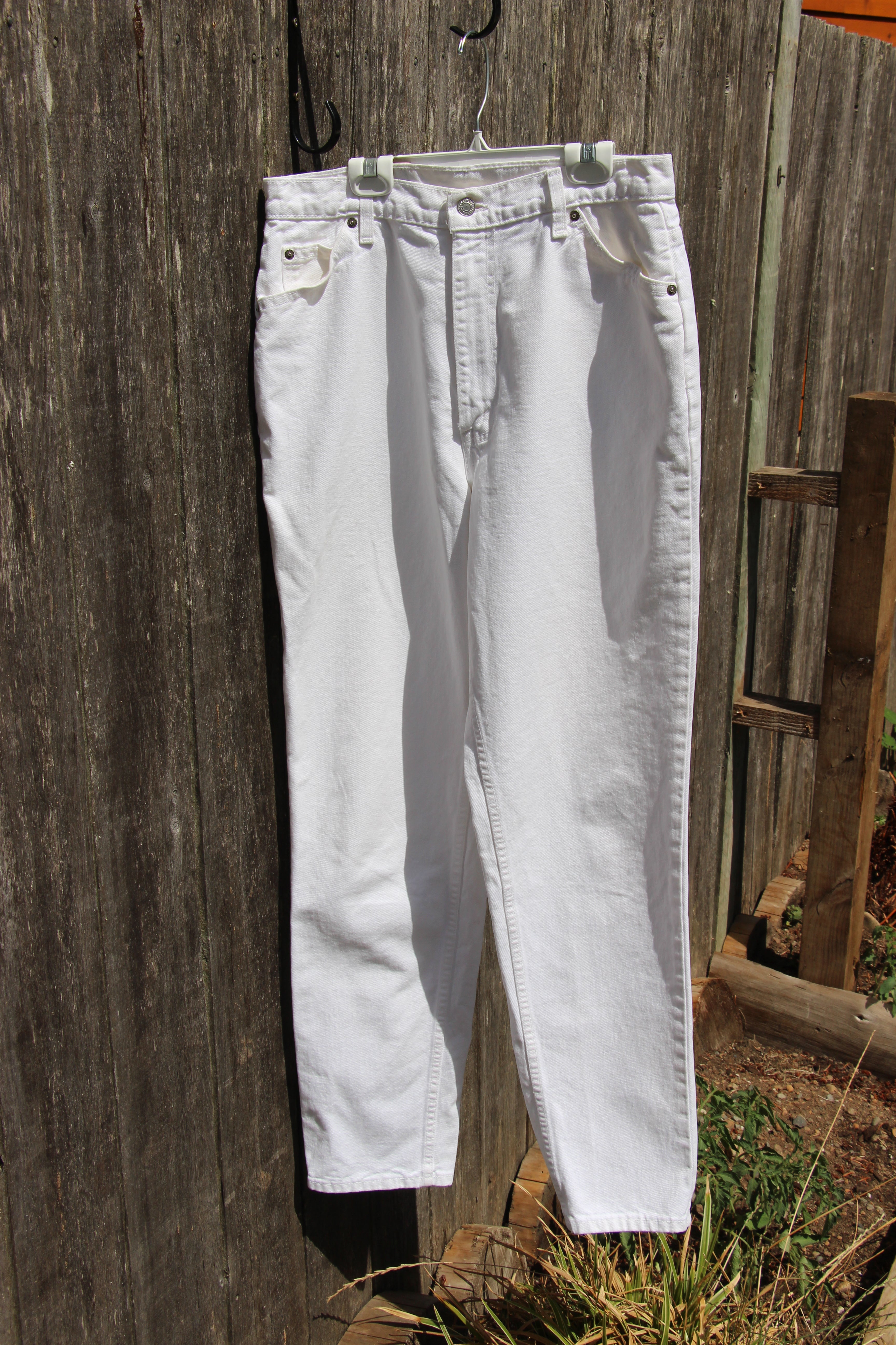 Size 32/6 White 631 Levi Orange Tab jeans