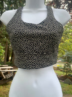 Buffbunny Black Polka Dot Sports Bra