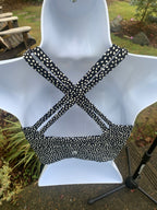 Buffbunny Black Polka Dot Sports Bra