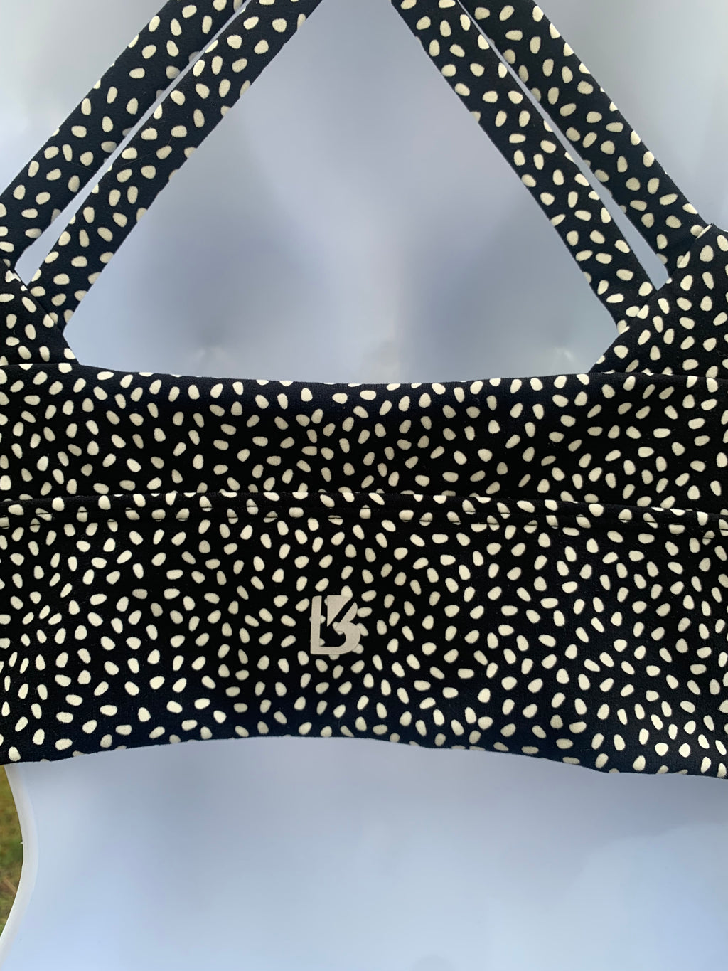 Buffbunny Black Polka Dot Sports Bra