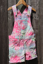 Tie Dye Kids Size 6 Shorts Overalls