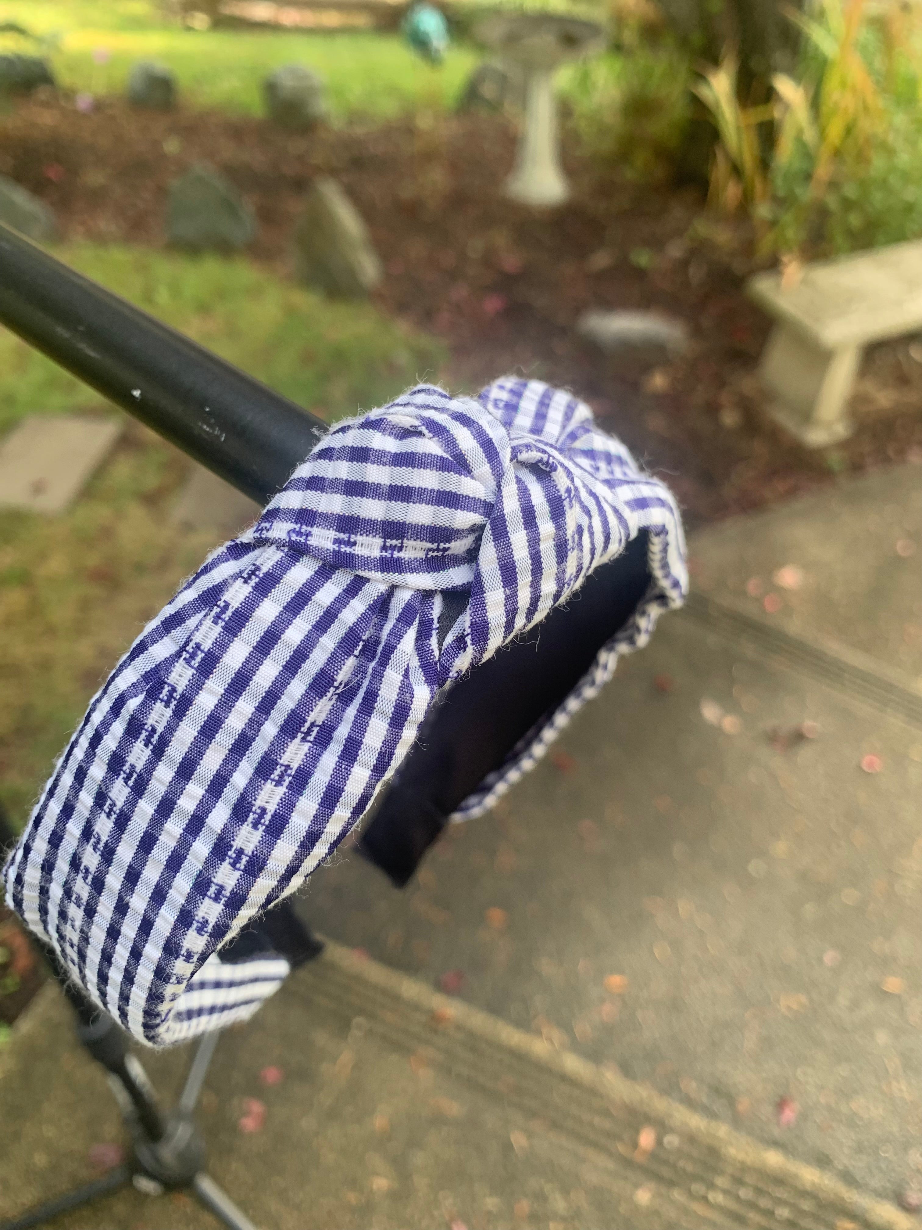 HEADBAND Gingam - Consigned with VARDO Vintage & Valuables vvvardo.ca