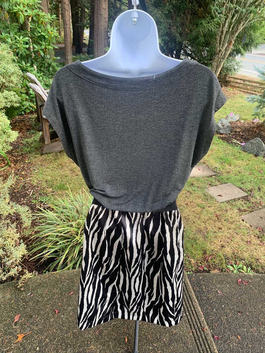BAMBOU INDOCHINE Zebra Print Dress - Consigned with VARDO Vintage & Valuables vvvardo.ca