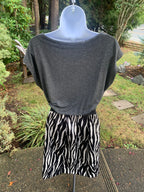 BAMBOU INDOCHINE Zebra Print Dress - Consigned with VARDO Vintage & Valuables vvvardo.ca