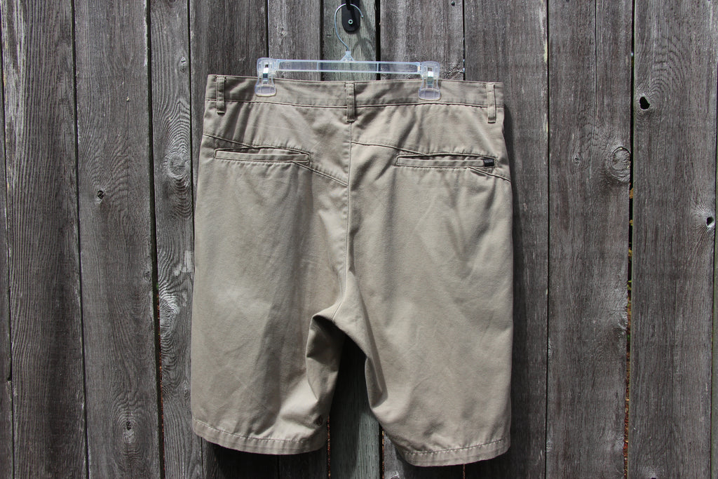 Size 38 beige Bermuda shorts by Volcom
