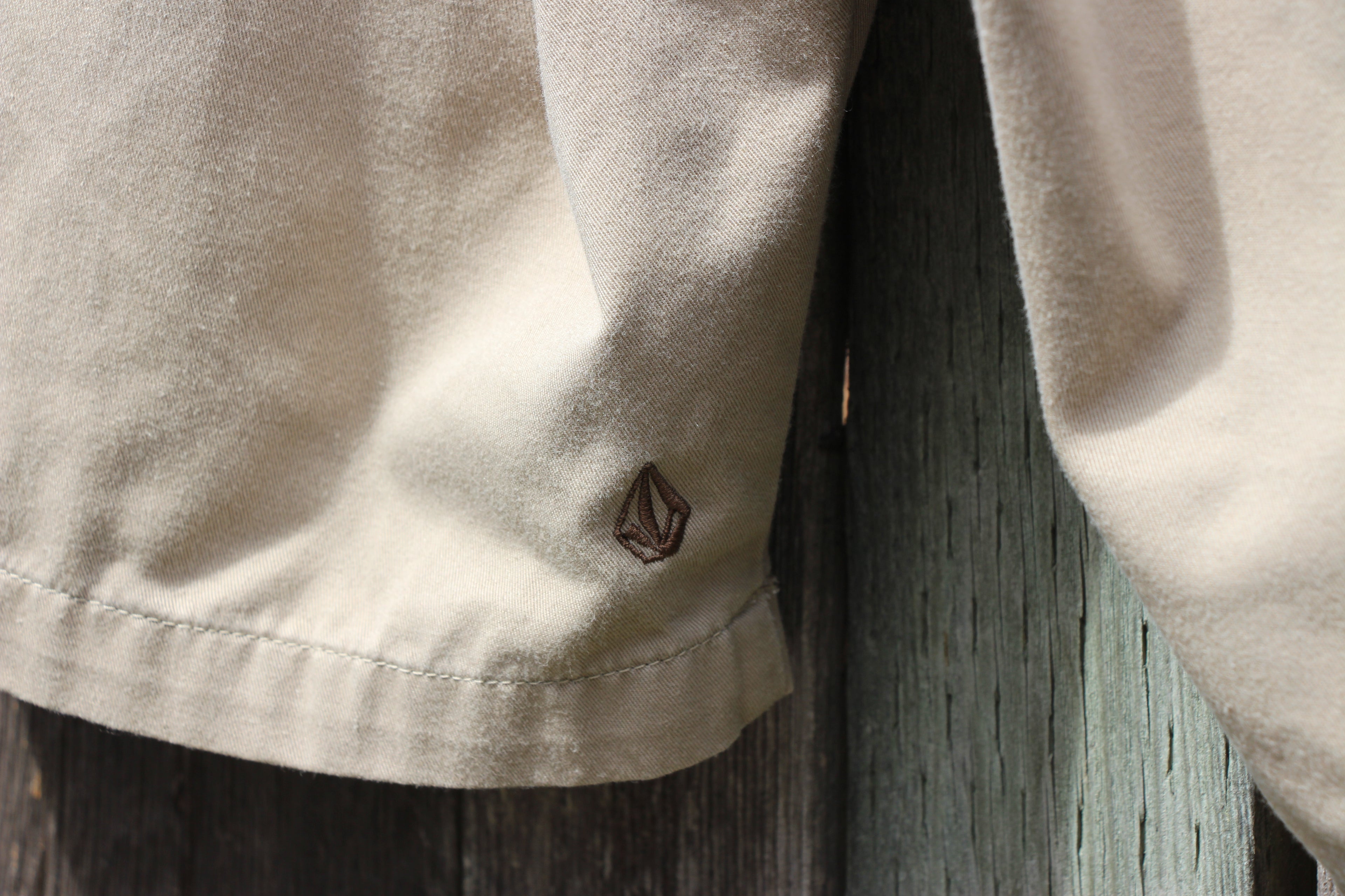 Size 38 beige Bermuda shorts by Volcom