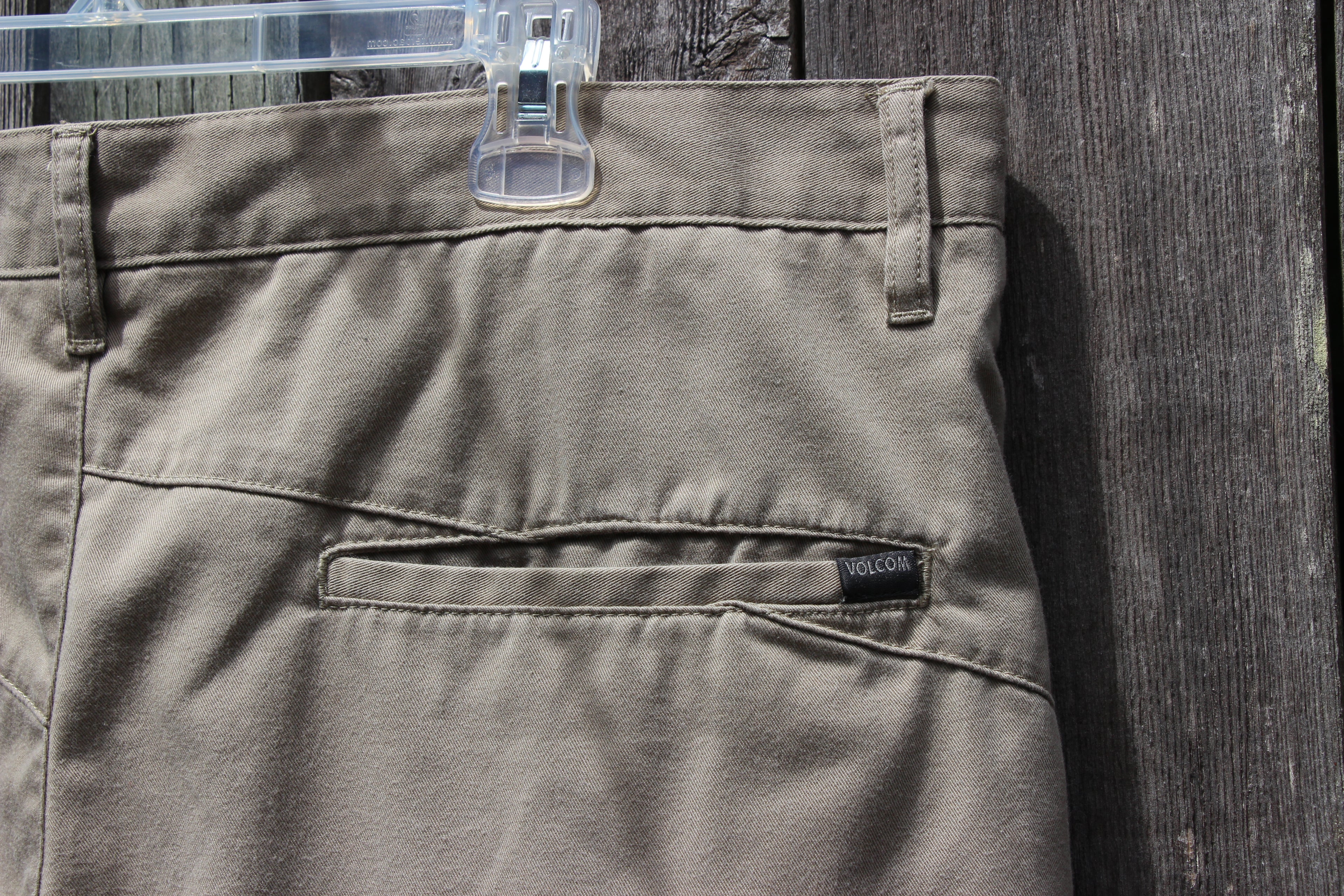 Size 38 beige Bermuda shorts by Volcom