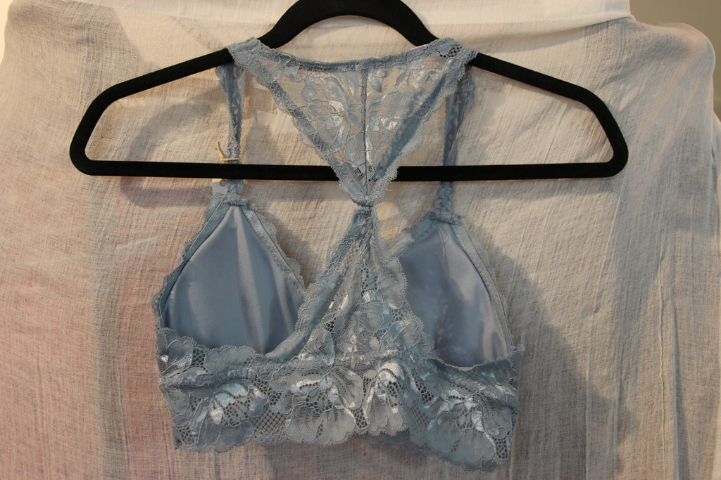 Size M Teal Lace Pullover Bra