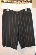 Size 12 Stretch pinstriped dress shorts by Style & Co.