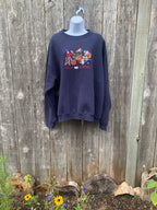 PEANUT BUTTER & JELLY Vintage Holiday Sweat Shirt - Consigned with VARDO Vintage & Valuables vvvardo.ca
