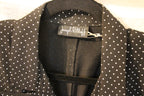 Vintage Polka Dot Women's Blazer And Skirt Set