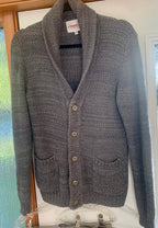CROMWELL Shawl Collar CARDIGAN- Consigned with VARDO Vintage & Valuables vvvardo.ca