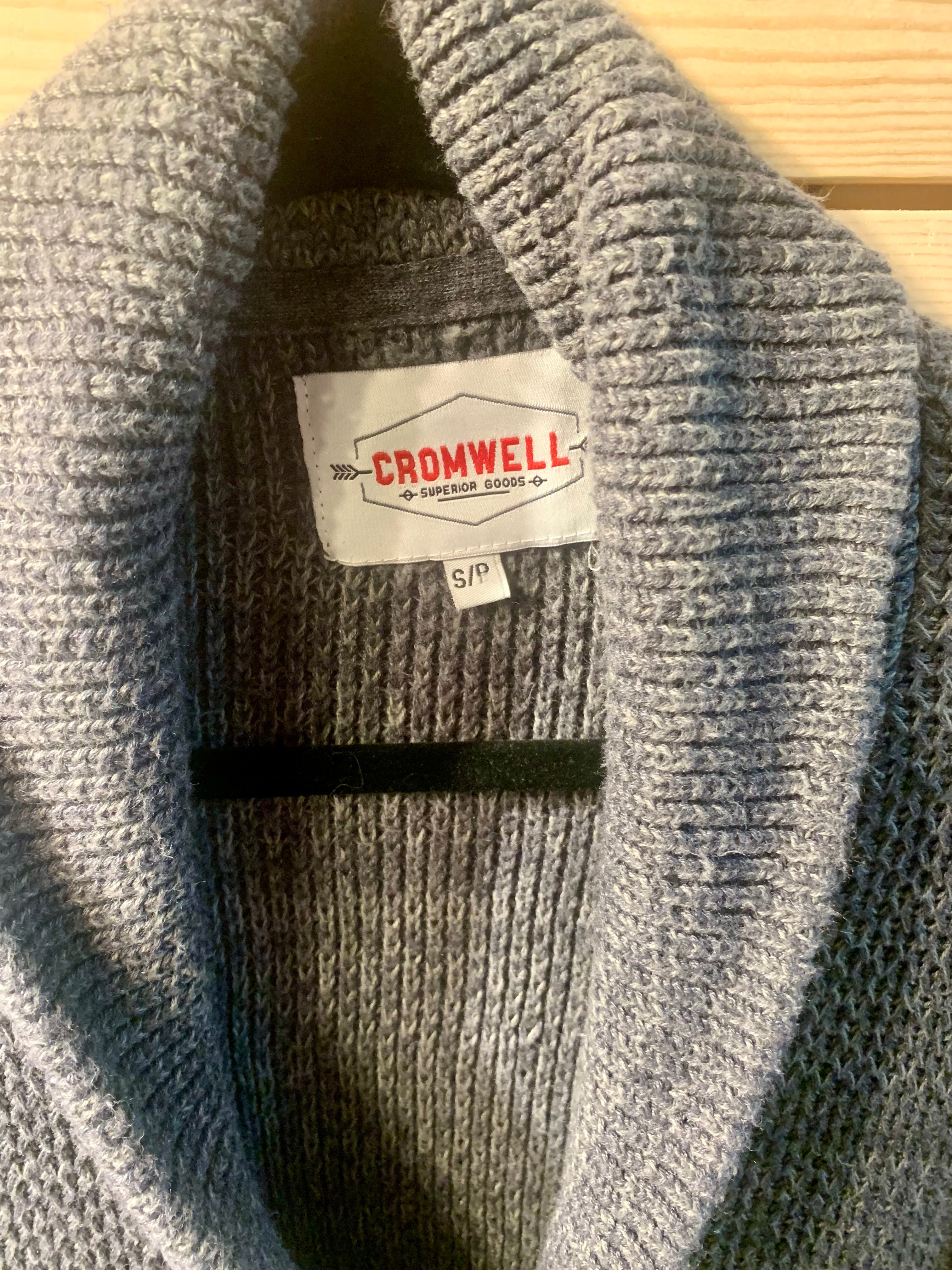 CROMWELL Shawl Collar CARDIGAN- Consigned with VARDO Vintage & Valuables vvvardo.ca