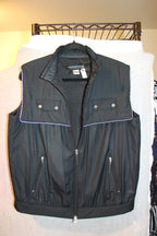 Size 12 Bianca Nygard Weekend Black Outdoor Vest with Zipper Pockets and Closure