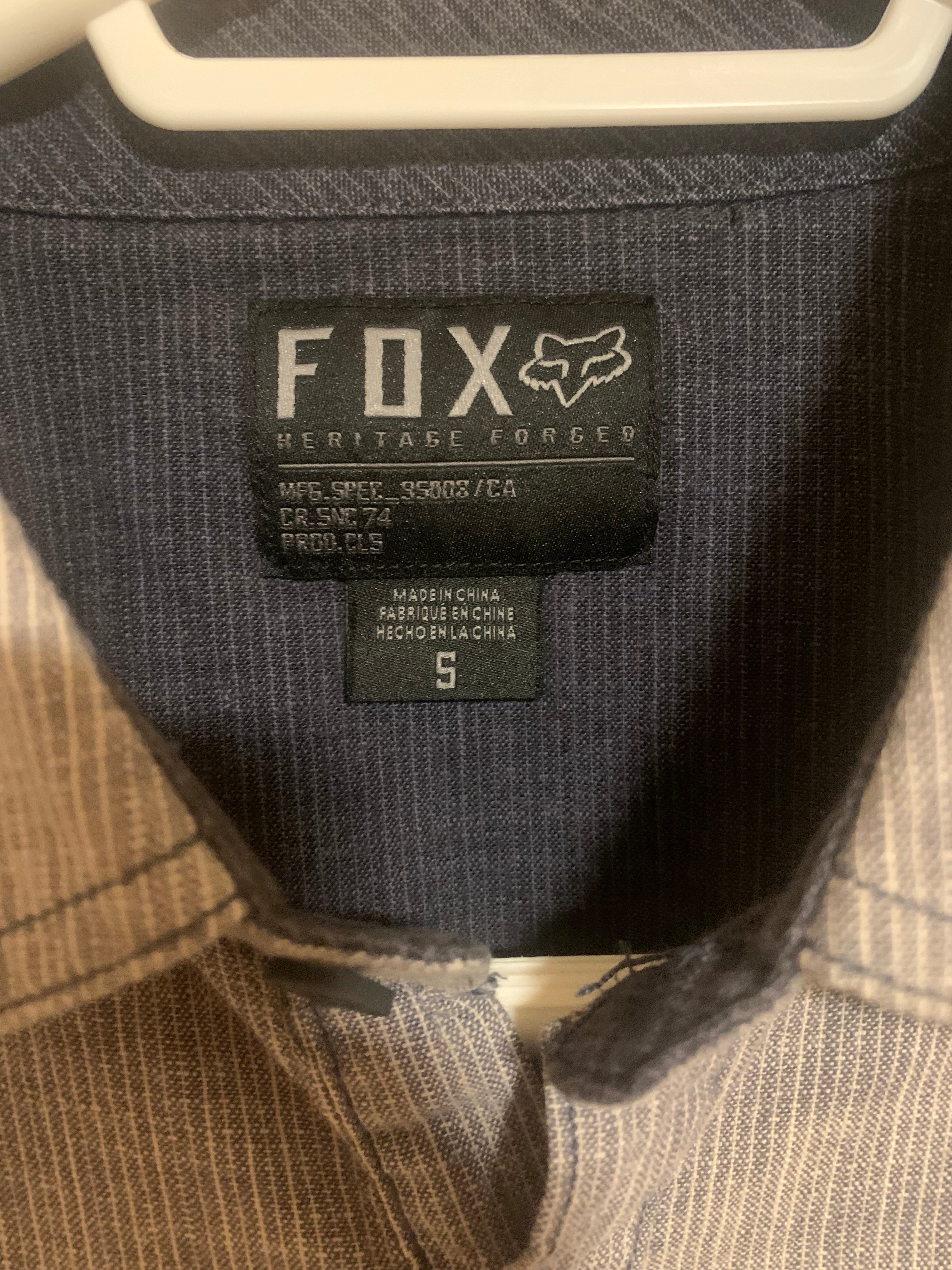 FOX RACING Heritage Forged Button Down Shirt - Consigned with VARDO Vintage & Valuables vvvardo.ca